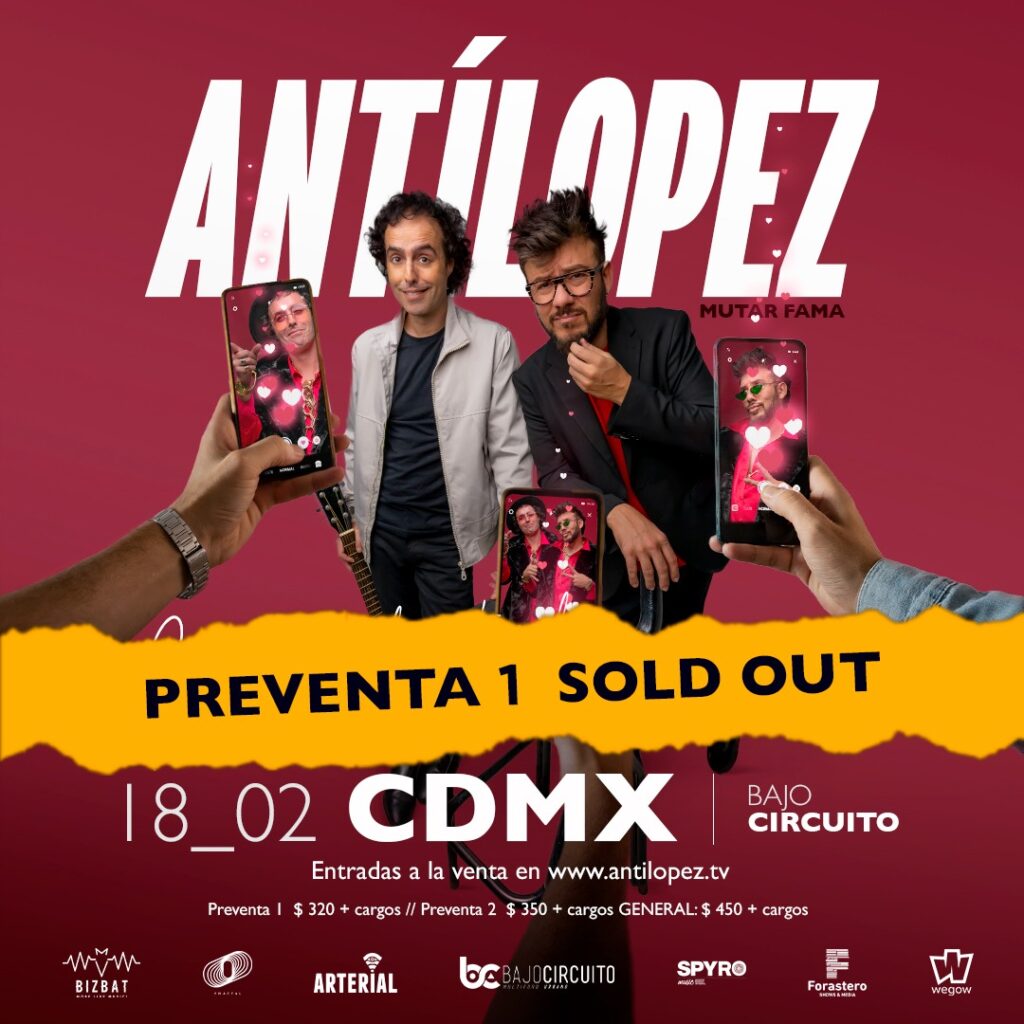 Antílopez regresa a la CDMX