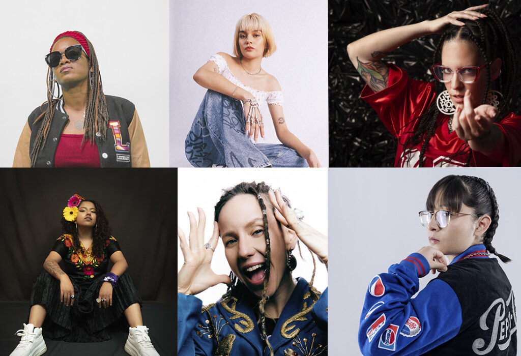 Raperas en el zócalo